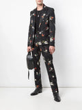 AMIRI floral embroidered printed blazer