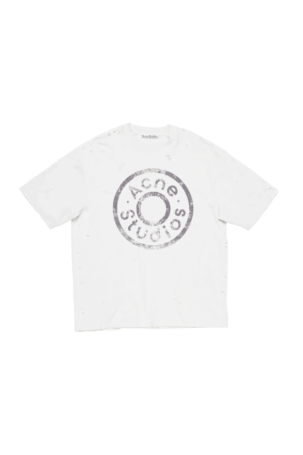 Acne Studios Distressed Logo T-Shirt